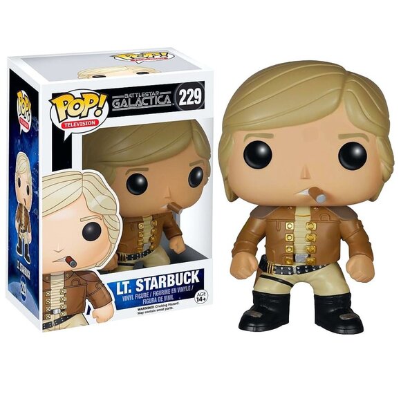 NEW* Funko Pop Figure Battlestar Galactica Classic LT. Starbuck #229 Retro Vinyl - Picture 5 of 6